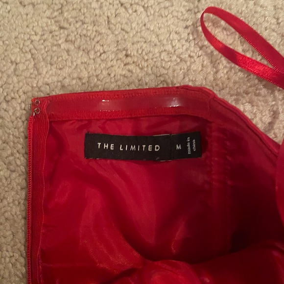 The Limited Strapless Red Satin Corset/Bustier style peplum top
Size medium - Picture 6 of 6